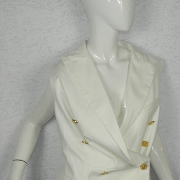 Blessed are the Meek Ivory Dress Vest  Medium - Picture 7 of 9